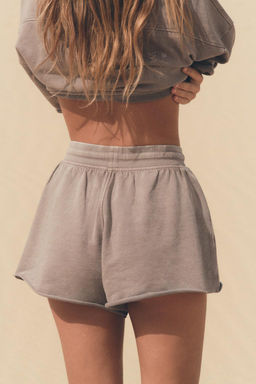 FADED-EFFECT FLEECE SHORTS - Zara фото 15
