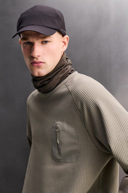 WAFFLE-KNIT POCKET T-SHIRT - Zara фото 5