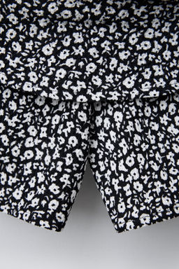 FLORAL LAYERED BERMUDA SKORT - Zara фото 4