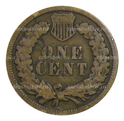 Монета 1 цент 1906 года США
