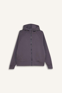DeFactoFit Толстовка на молнии с капюшоном стандартной посадки