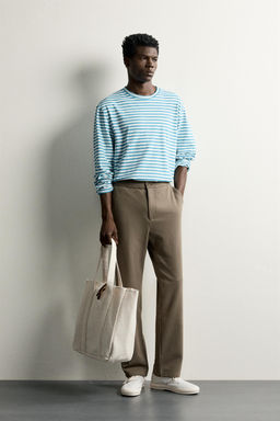 PANTAL?N REGULAR FIT CONFORT / Khaki