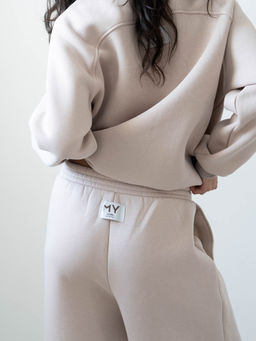 Брюки свободного кроя утепленные с защипами - My фото 13