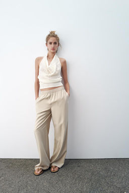 FLOWING WIDE-LEG TROUSERS