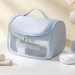 Kristaller Косметичка женская Washbag zippered envelope, голубой фото 2