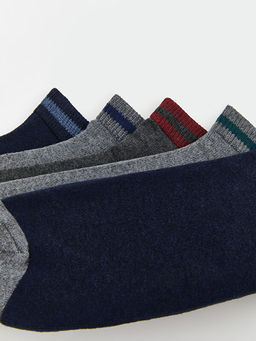 Renk Bloklu Erkek Patik ?orap 5li