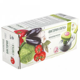 Машинка закаточная полуавтомат Виктория Улитка, алюминий, оцинкованная сталь, пластмассовая ручка, сиреневый, в коробке (Россия) - Домашняя мода фото 6