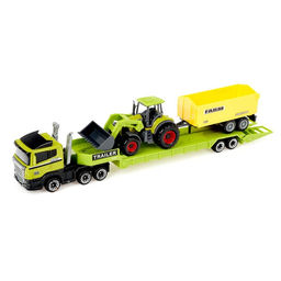 Грузовик металлический «Ферма» с трактором, МИКС