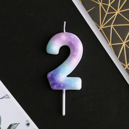 Свеча-цифра в торт 2 - Страна карнавалия фото 3