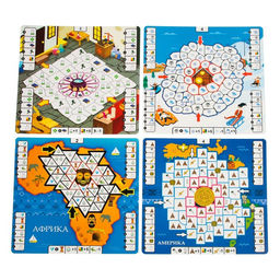 Настольная игра для детей на логику «Битва за цвет», 2-4 игрока, 8+