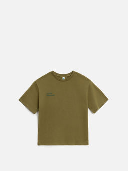 ACOOLA / Футболка детская для мальчиков Eclair хаки  фото 3