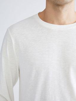 Bisiklet Yaka Uzun Kollu Erkek Ti??rt