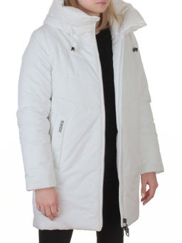 M-9090 WHITE Куртка зимняя женская (200 гр. холлофайбер)