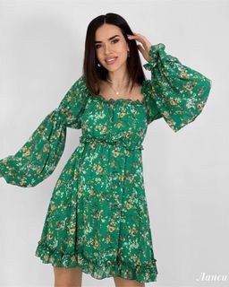 Платье Лапси (зеленый)