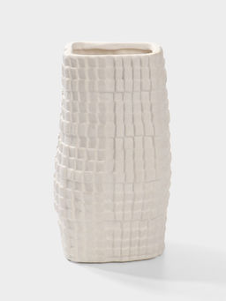 Ваза настольная керамика "Джорадо" 20х11 см, белый