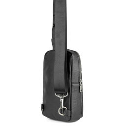 Мужская сумка-слинг из экокожи - Barcelo biagi фото 3