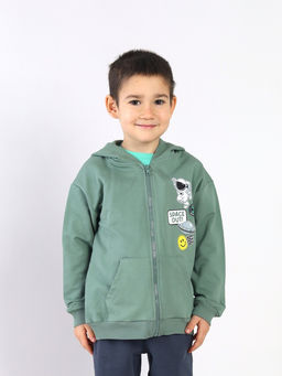 CRB wear / CSKB 64030-35-431 Толстовка для мальчика,хаки/Ex.Cherubino