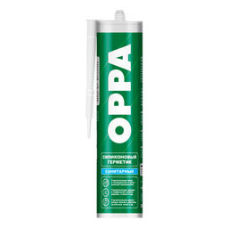 Герметик силикон.санитарн.белый "OPPA S" 270г