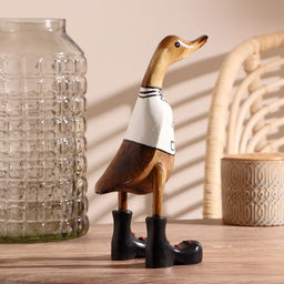 Сувенир «Утка в белом пиджаке», 13×9×27 см, дерево