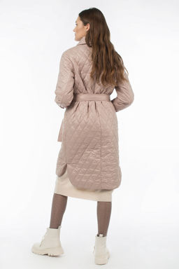 Пальто женское демисезонное (пояс) - El podio фото 6