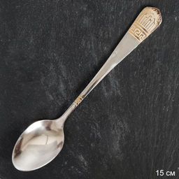 Ложка чайная 1 штука Золото Рубенс Глянец / MJ3164-1 /уп 100/ 410