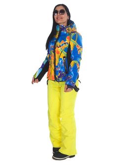 Куртка B-8692 Сине-желтый