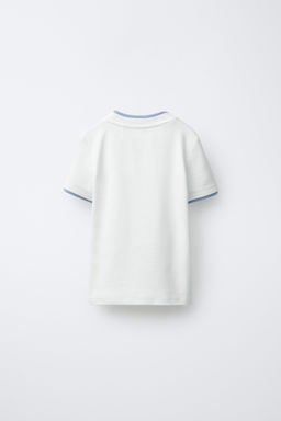 CAMISETA DOBLE CON MODAL / Blanco - Zara фото 2