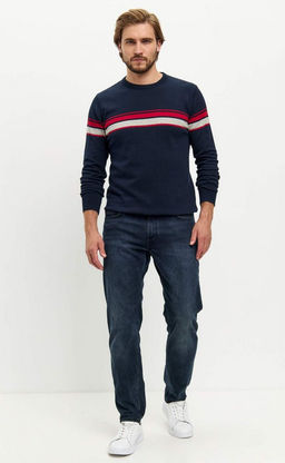 Джемпер F421-1548 d.blue - Fine joyce фото 3