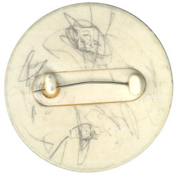 Значок Крокодил и бегемот