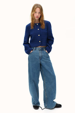 Chaqueta corta en boucle
