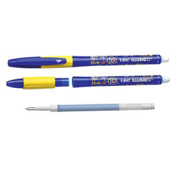 Ручка гелевая стираемая BIC Gelocity Illusion, узел 0.7 мм, чернила чёрные, цена за 1 шт.  фото 12