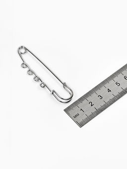 Булавка для подвесок PO-065 №03, (набор 2 шт.) 70?20?7 мм, серебра