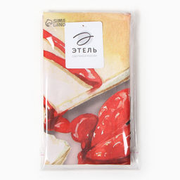 Полотенце Этель Чизкейк 40х73 см, саржа, 100% хл, 190 г/м2  фото 2