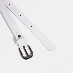 Ремень женский, ширина 2,2 см, винт, пряжка металл, цвет белый - Simaland фото 2