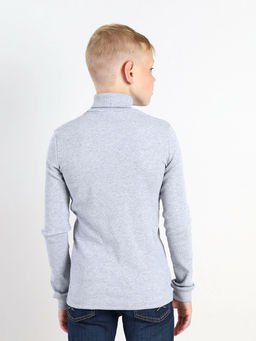 CRB wear/CWKB 63152-11 Водолазка для мальчика, серый меланж/Ex.Cherubino  фото 4