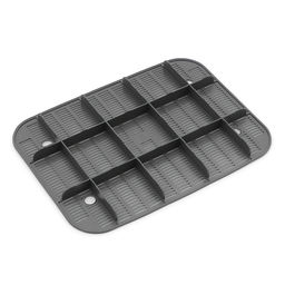 Туалет «Сима Люкс» с сеткой и бортом 30×39×19 см, серый