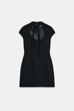 VESTIDO CORTO LAZADA / Negro - Zara фото 6