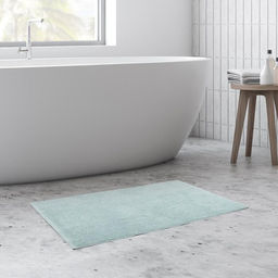 Коврик махровый «Этель» Organic Mint, 50×70 см, хлопок 100%
