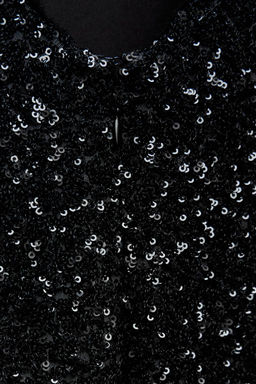 ZW COLLECTION SEQUINNED DRESS WITH SHOULDER PADS - Zara фото 13