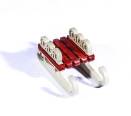 Елочные игрушки: Санки малые 3020 Twirl - Idh фото 5