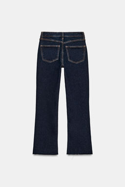 TRF CROPPED FLARE HIGH-WAIST JEANS - Zara фото 19