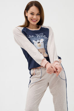 Костюм женский из футера Гамми индиго - Амадэль фото 17