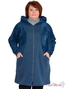 Куртка-полупальто Модель №545 размеры 44-82 - Plusmoda фото 2