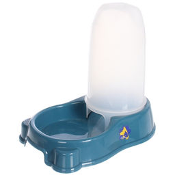 Автокормушка пластиковая "ДА БУДЕТ КОРМ!", цвет морская волна, 250мл / 500гр, 27.5*18*25см