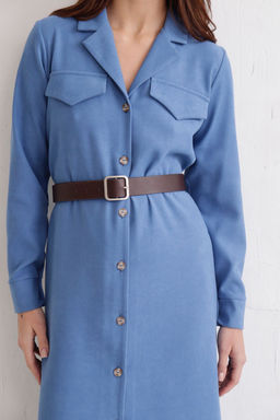 Платье-рубашка с английским воротником - Martichelli фото 49