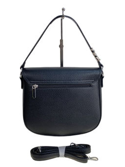 Женская сумка из искусственной кожи, цвет черный - Greta фото 2