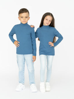 Джемпер-водолазка джинс 645 (122, 64)