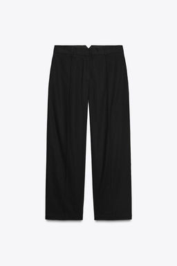 POPLIN TROUSERS WITH PLEATS - Zara фото 7