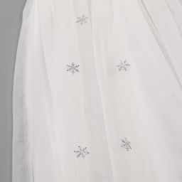 Карнавальный костюм новогодний «Снежинка», платье, ободок, рост 116-122 см