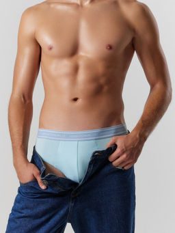 Цена за 2 штуки! Трусы плавки мужские голубые - Mark formelle фото 6